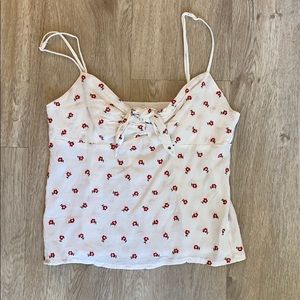 Tie flower crop top from John Galt